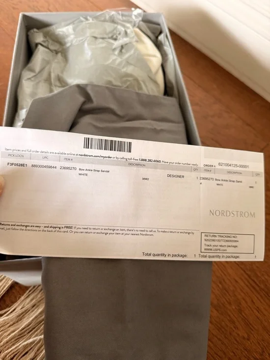 Balenciaga White Nappa Soft Leather Bow Knife Sandal - size 38 - Picture 5 of 5